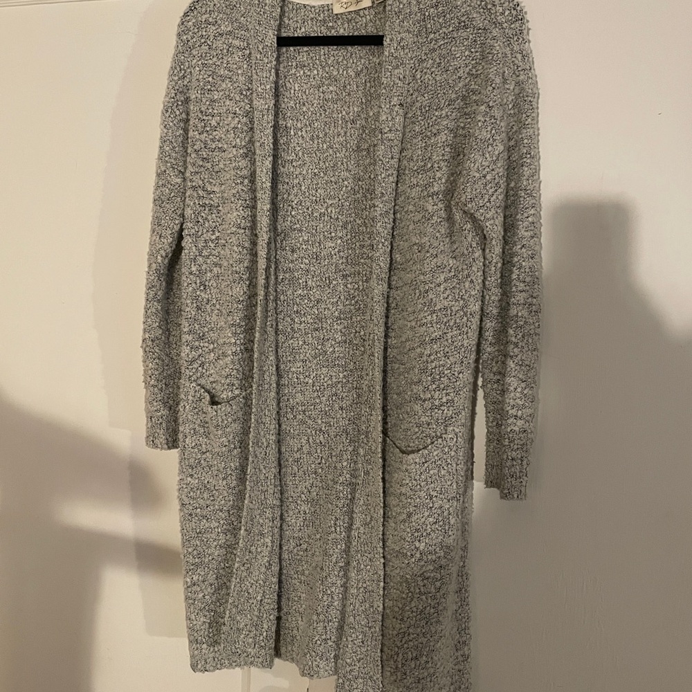RD Style Heather Gray Women's Cardigan